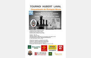 Tournoi Hubert Laval:  Cinquantenaire de l'échiquier Nîmois!