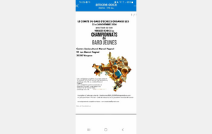 Championnats du Gard Jeunes 23 et 24 novembre 2024