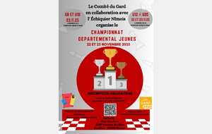 Championnat du Gard Jeunes 22 et 23 novembre 2025