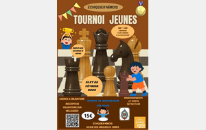 Retrouvez les photos et les résultats de la compétition du Tournoi jeunes 21 et 22 Février