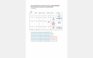Tournoi calendrier par Jordan Sauret