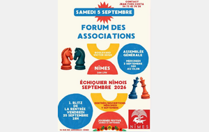 Forum des associations samedi 5 septembre