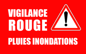 L'échiquier Nîmois est fermé aujourd'hui : ALERTE PLUIE INONDATION Vigilance rouge pluie inondations.