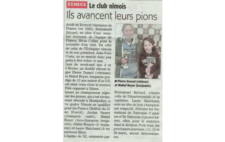 Ils avancent leurs pions !