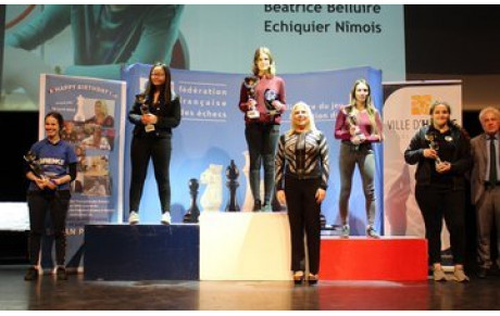 Béatrice Belluire championne de France d'échecs des moins de 18 ans