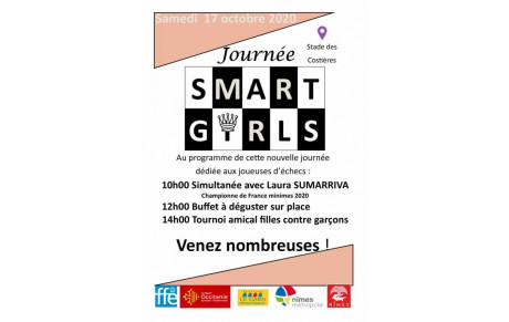 SMART GIRLS de l'échiquier Nîmois Samedi 17 octobre ! 