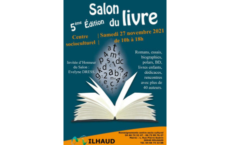 Salon du livre qui se tiendra le samedi 27 novembre à Milhaud  avec Joseph Hernandez ancien président de l'échiquier Nîmois qui présentera son dernier roman &quot;Pépins dans le vignoble&quot;