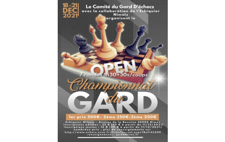 Le championnat du Gard c'est bientôt!