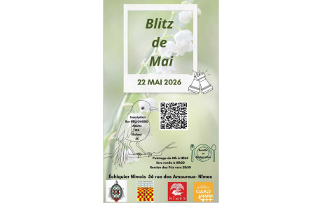 Blitz du 22 mai 1er ronde 18H30