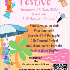 Journée Festive Dimanche 28 juin de 15h à 21h30