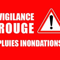 L'échiquier Nîmois est fermé aujourd'hui : ALERTE PLUIE INONDATION Vigilance rouge pluie inondations.